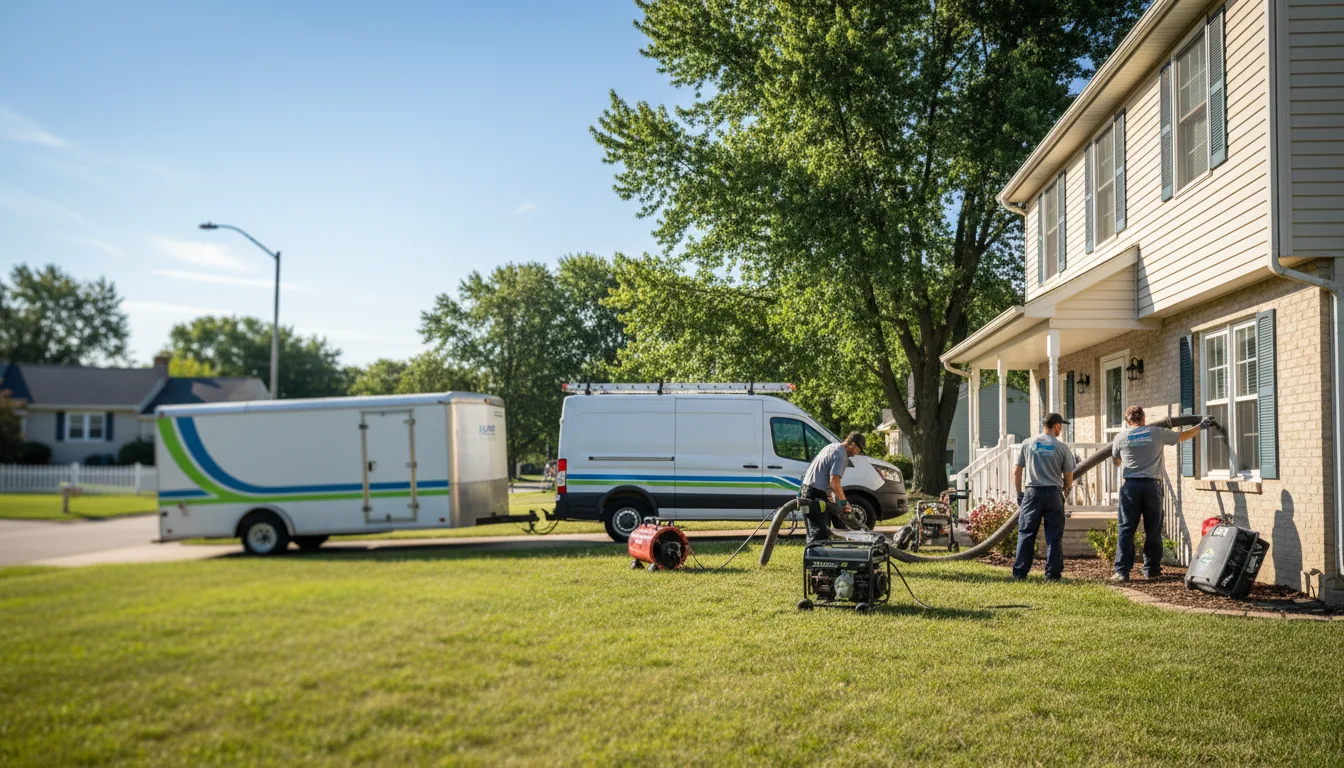Flooded Basement Restoration And Cleanup With Repair in Pleasanton, KS near me